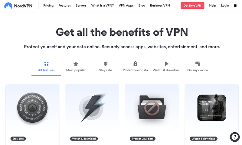 NordVPN for digital nomads and expats